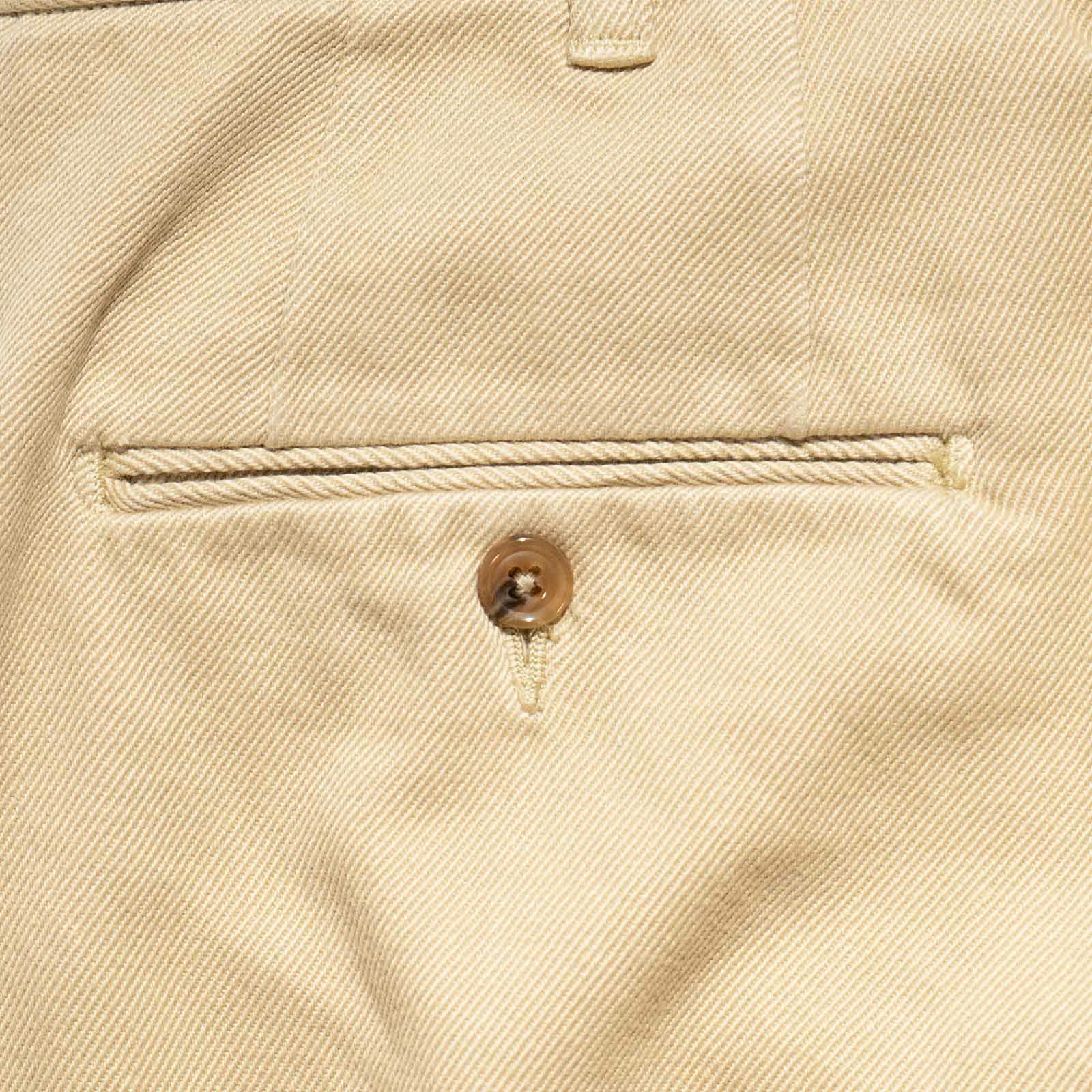 オーセンAUTHENシルクナイズドチノトラウザーズベージュAUT-109SN-006