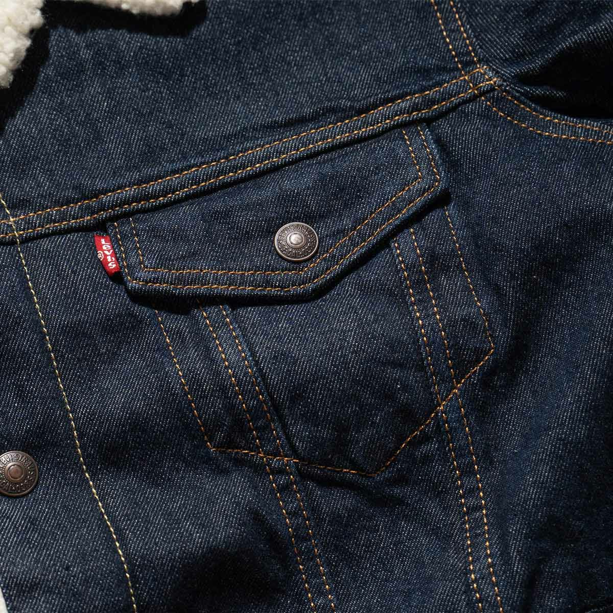 リーバイスLEVI'Sタイプ3シェルパトラッカージャケットリンス