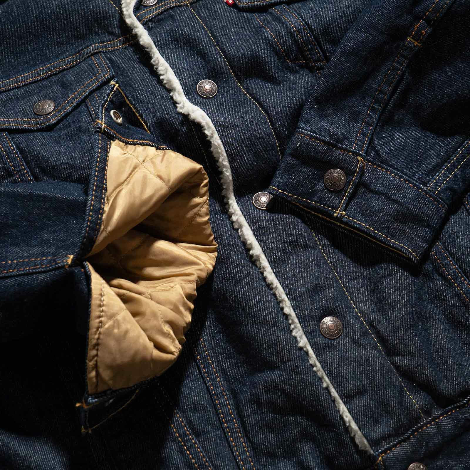 リーバイスLEVI'Sタイプ3シェルパトラッカージャケットリンス