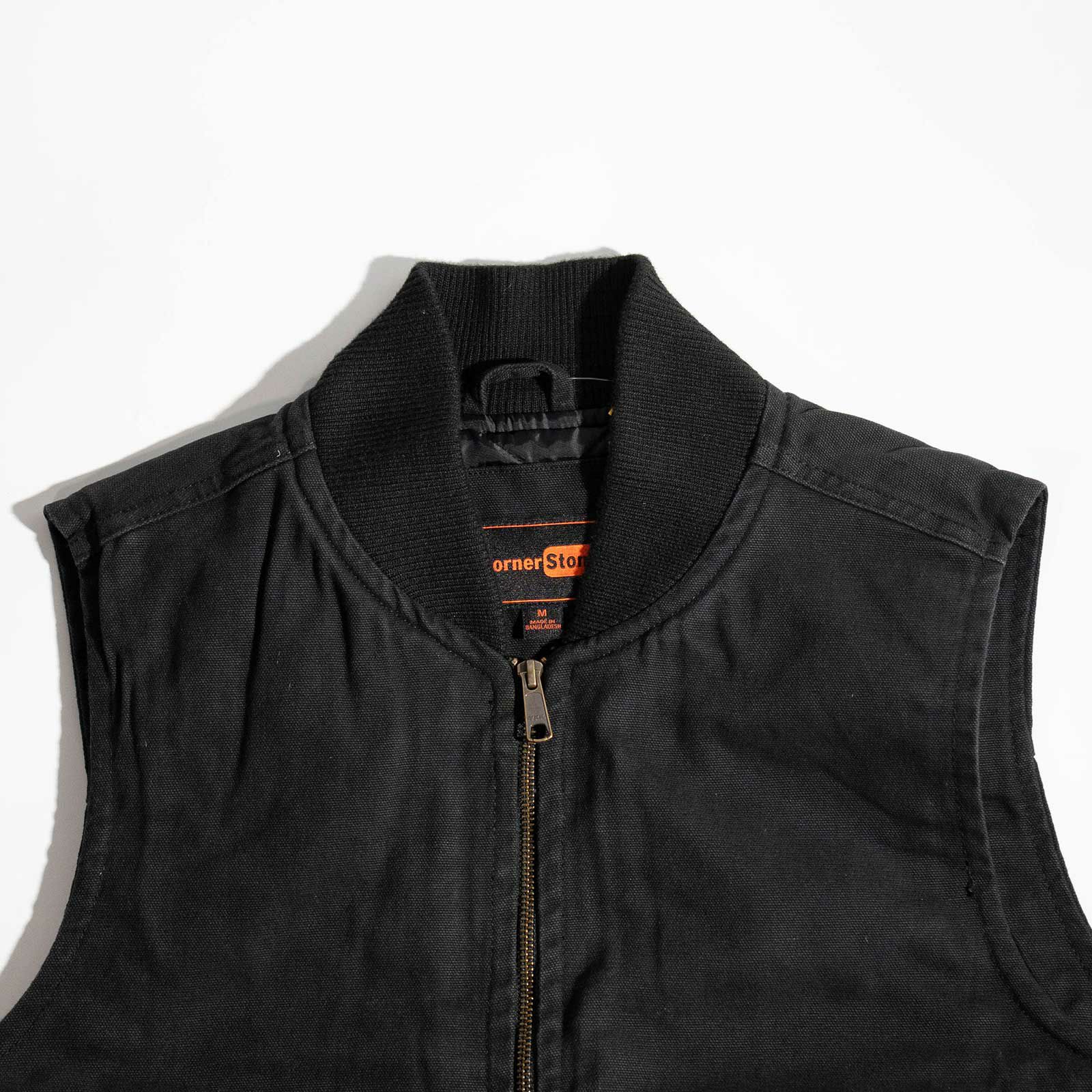 コーナーストーンCornerStoneCSV40ウォッシュドダッククロスベスト