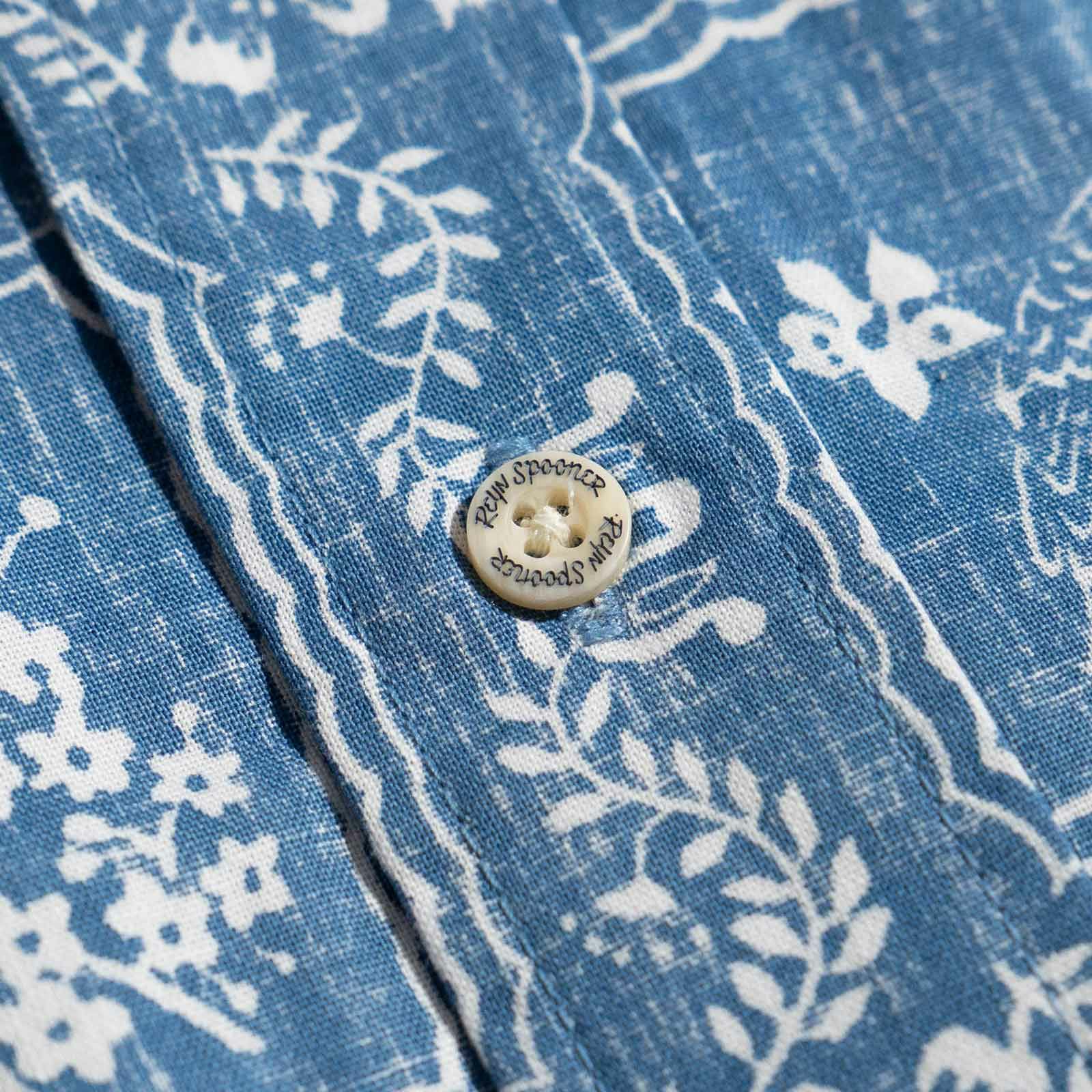 レインスプーナーREYNSPOONERラハイナセーラーロングスリーブシャツブルー