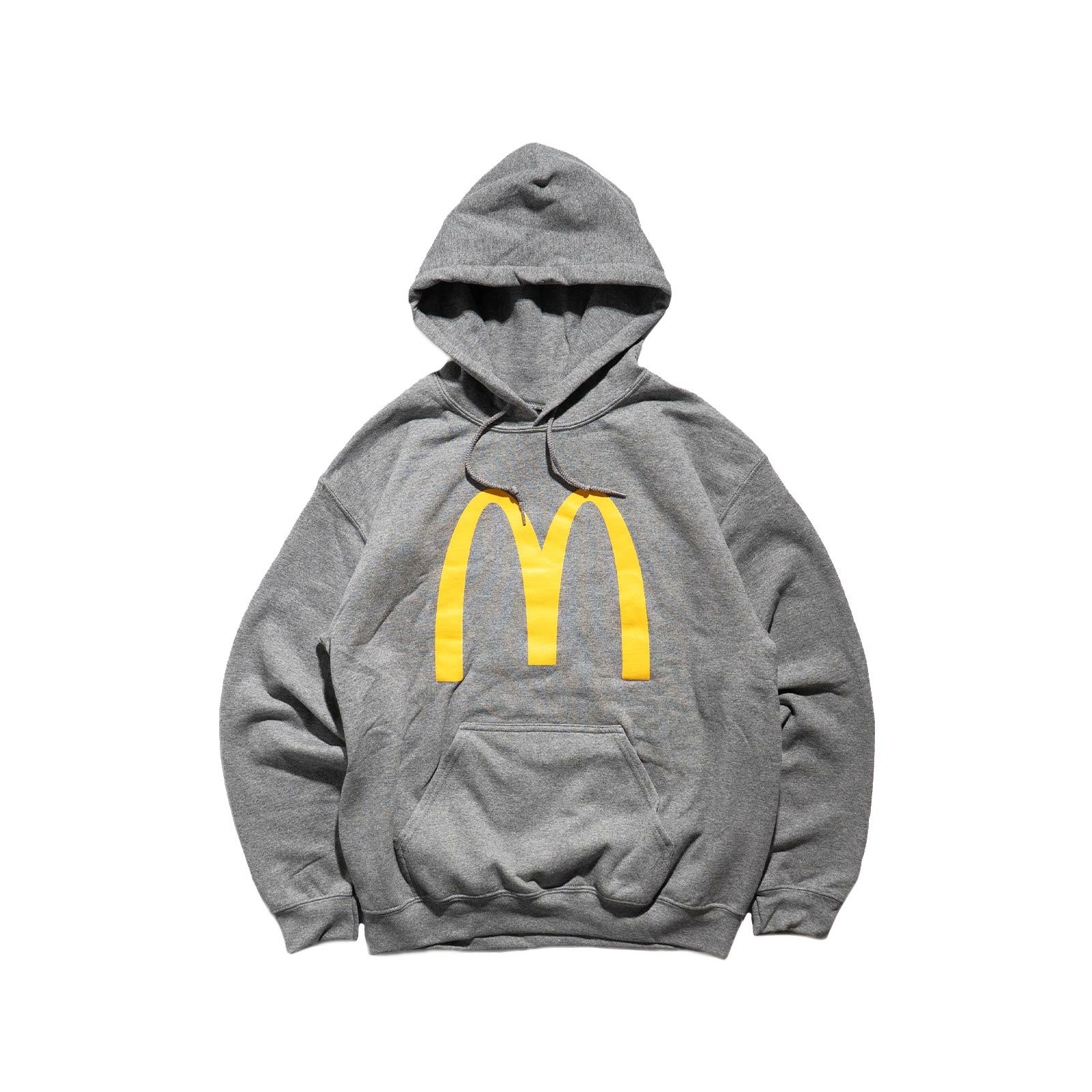 マクドナルドMcDonald’sアーチロゴバリューフーディーグレー