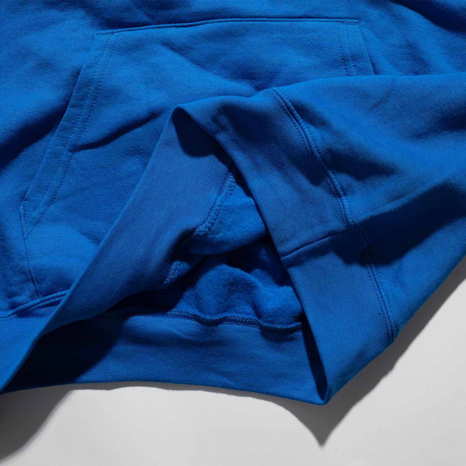 マクドナルドMcDonald’sアーチロゴチャンピオンボディスウェットシャツブルー