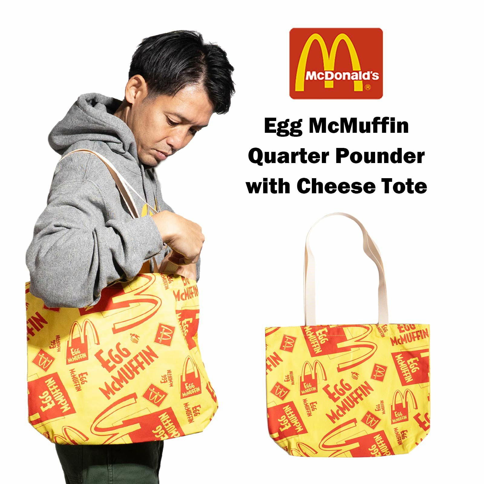 マクドナルドMcDonald’sエッグマフィン＆クォーターパウンダートートバッグ