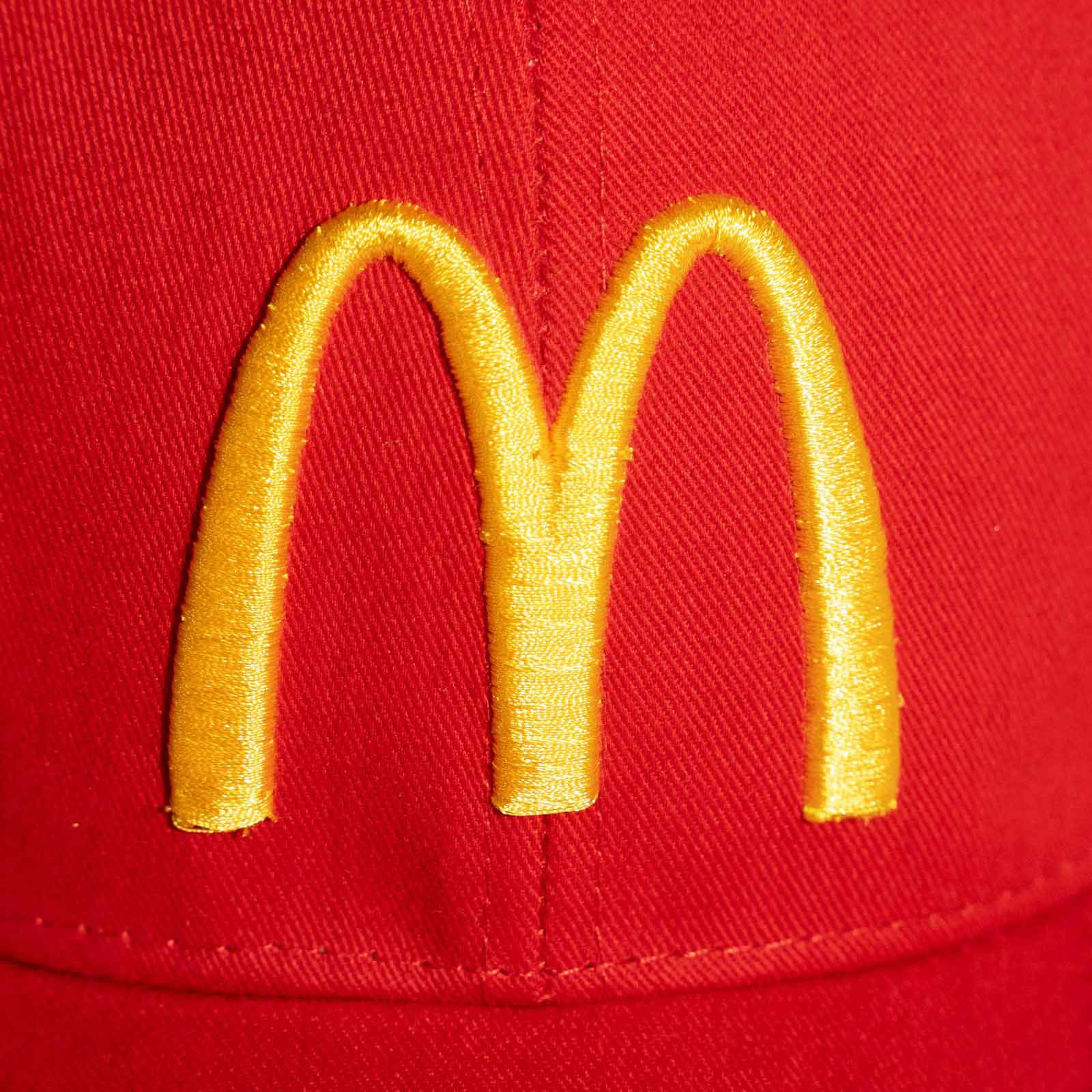 マクドナルドMcDonald’sアーチロゴエンブロイダリーキャップ