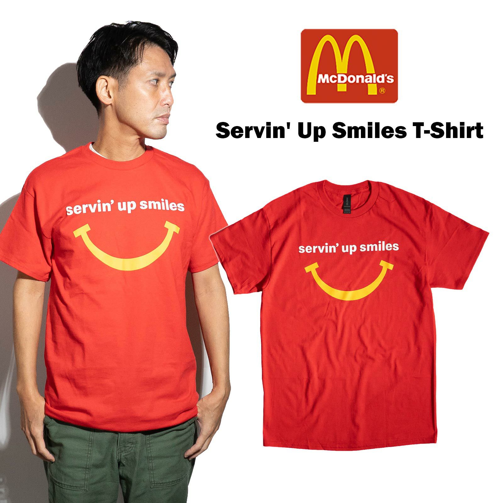 マクドナルドMcDonald’sサービンアップスマイルズTシャツ