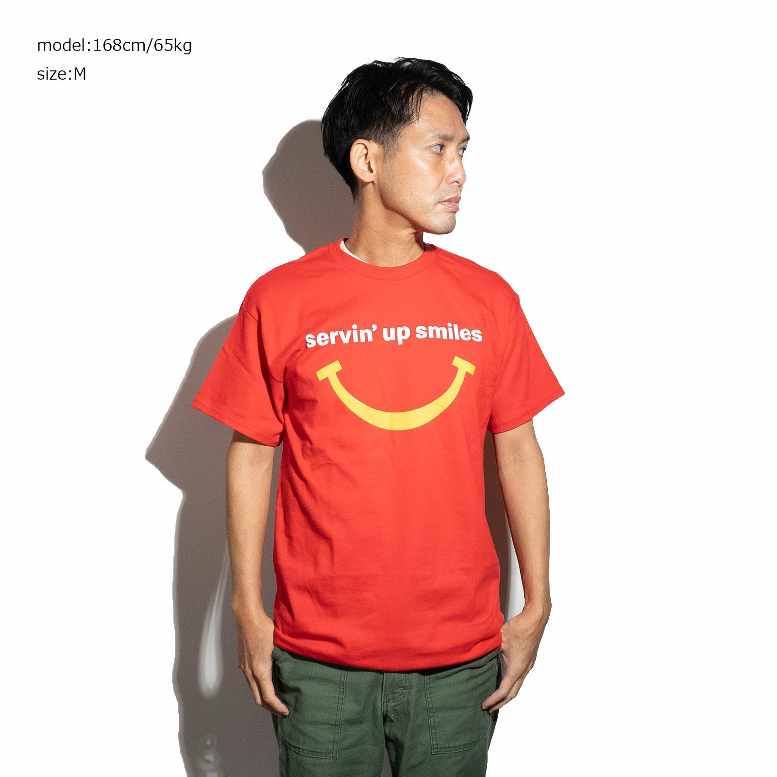 マクドナルドMcDonald’sサービンアップスマイルズTシャツ