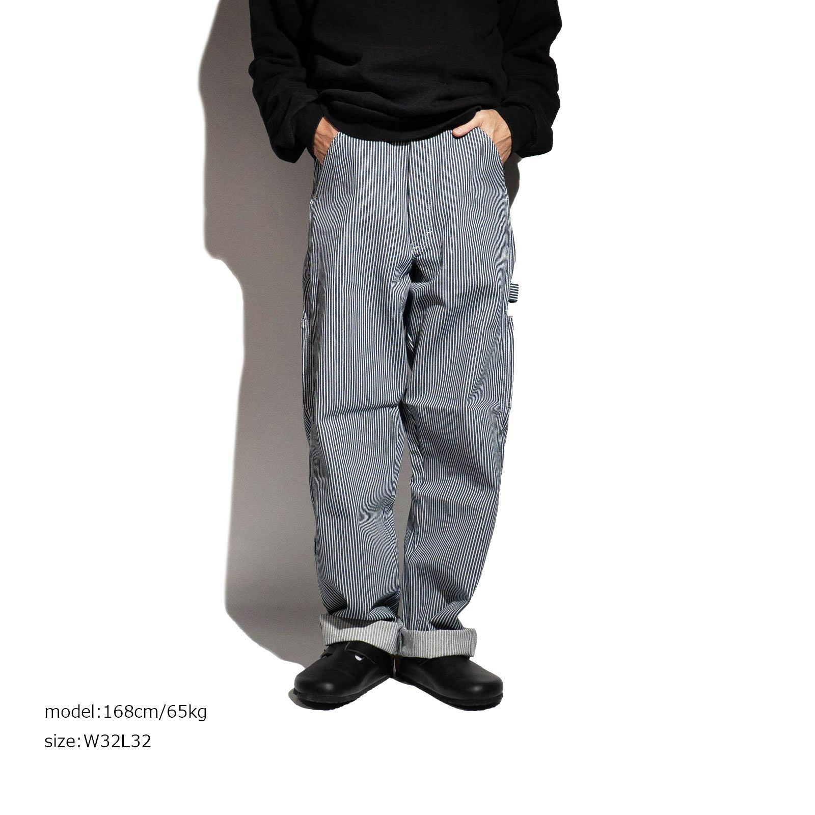 スタンレイSTANRAYオリジナルペインターパンツヒッコリーストライプ