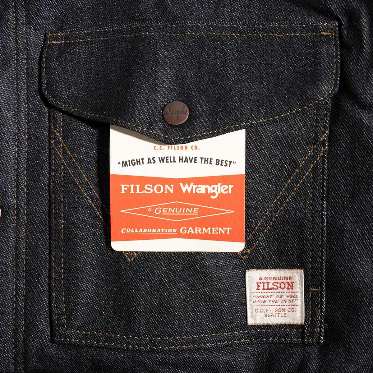 フィルソン×ラングラーFILSON×Wranglerツートーンデニムワークジャケット