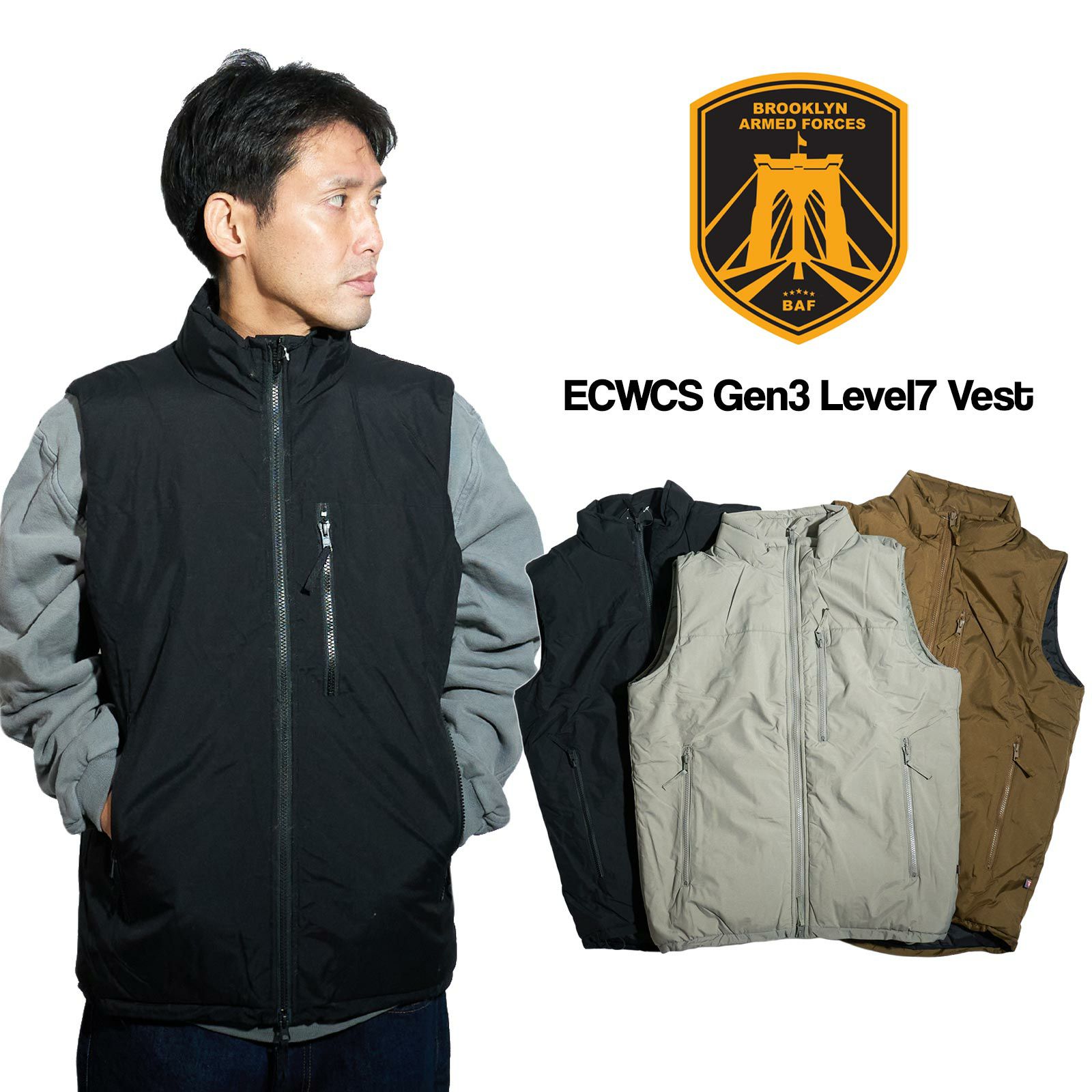 ブルックリンアームドフォースBROOKLYNARMEDFORCES(B.A.F.)ジェネレーション3ECWCSレベル7ベスト