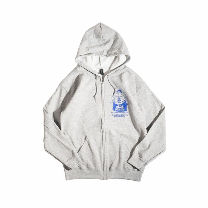 ウエノユウギクラブ上野遊戯倶楽部ジップフーディ