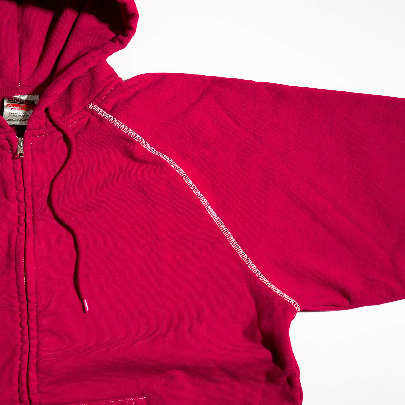 オニータONEITAパワースウェット15オンススーパーヘビーウエイトフルジップフーディーJalana別注マルーン
