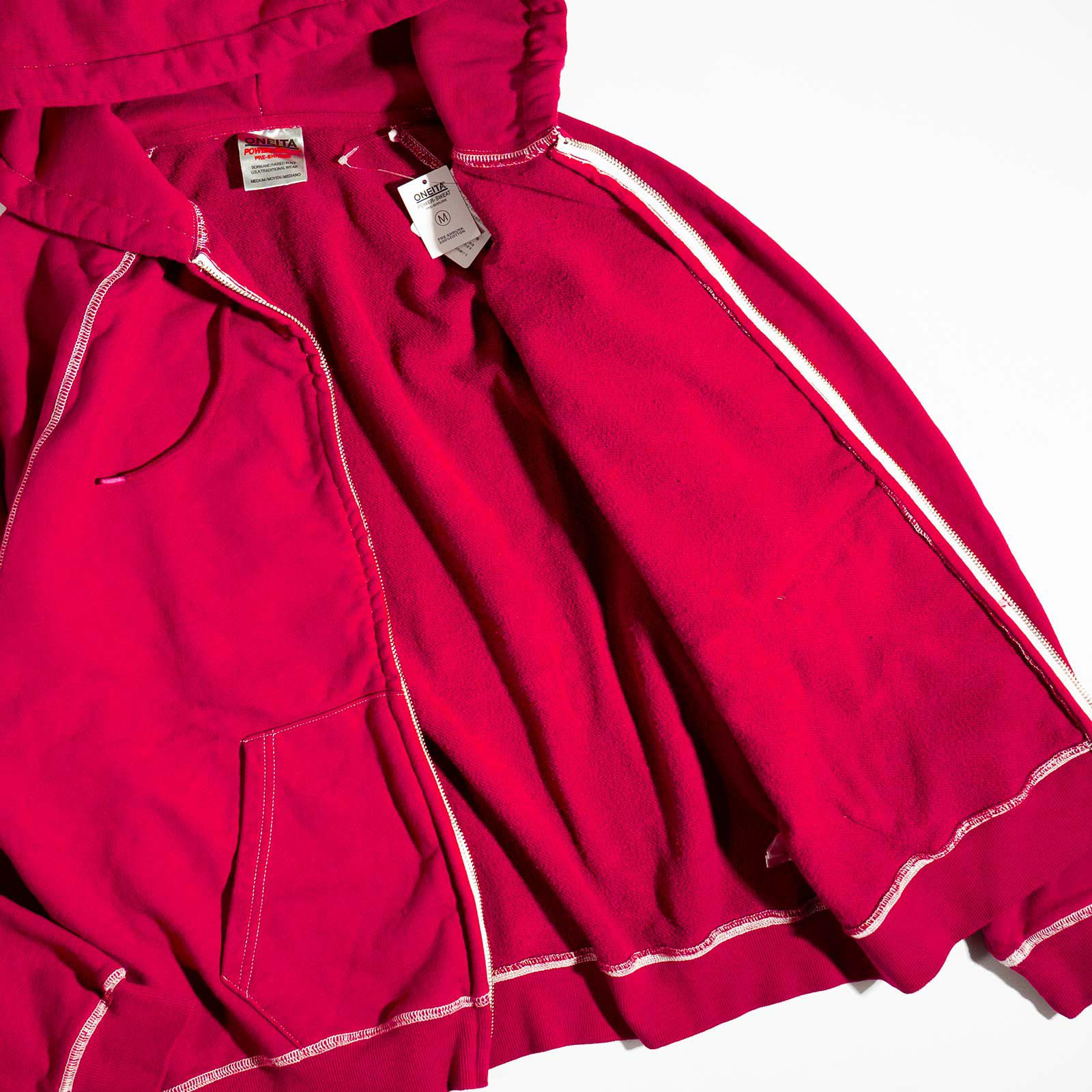 オニータONEITAパワースウェット15オンススーパーヘビーウエイトフルジップフーディーJalana別注マルーン