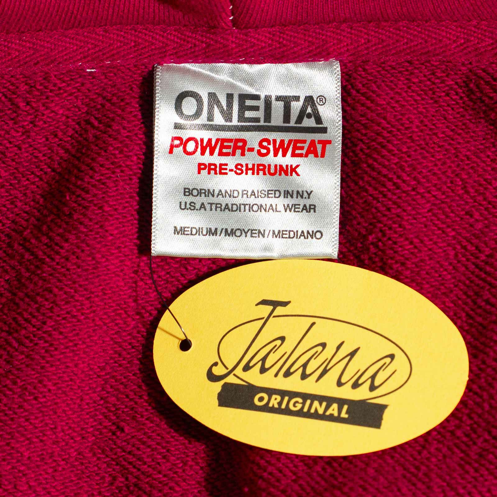 オニータONEITAパワースウェット15オンススーパーヘビーウエイトフルジップフーディーJalana別注マルーン