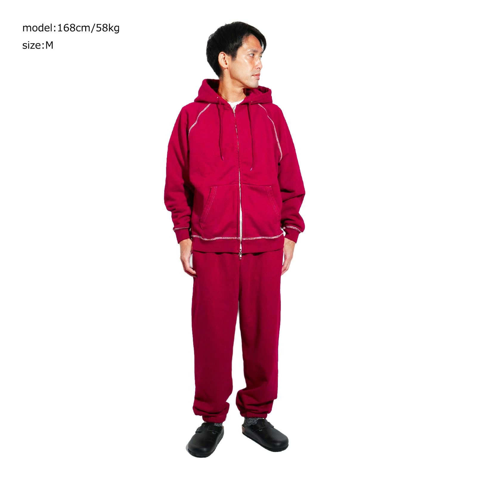 オニータONEITAパワースウェット15オンススーパーヘビーウエイトフルジップフーディーJalana別注マルーン