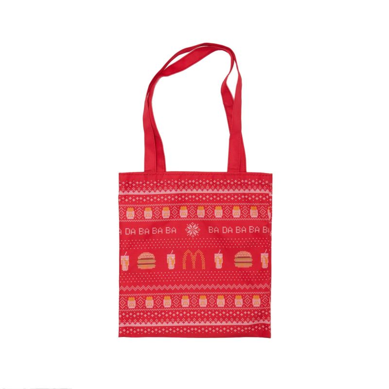 マクドナルドMcDonald’sホリデーセーターパターントートバッグ