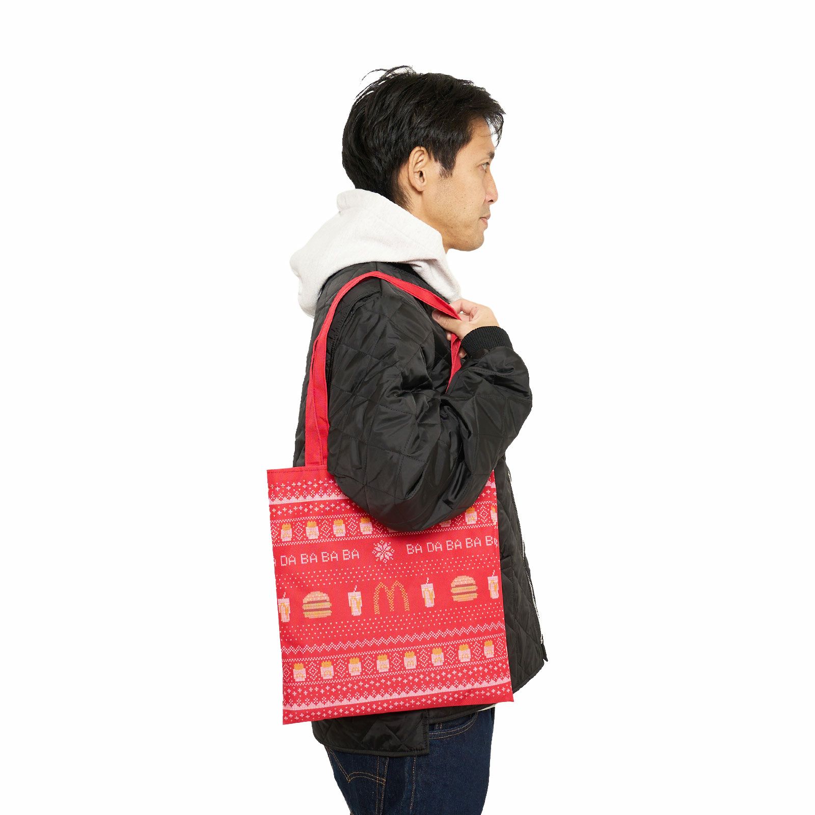 マクドナルドMcDonald’sホリデーセーターパターントートバッグ