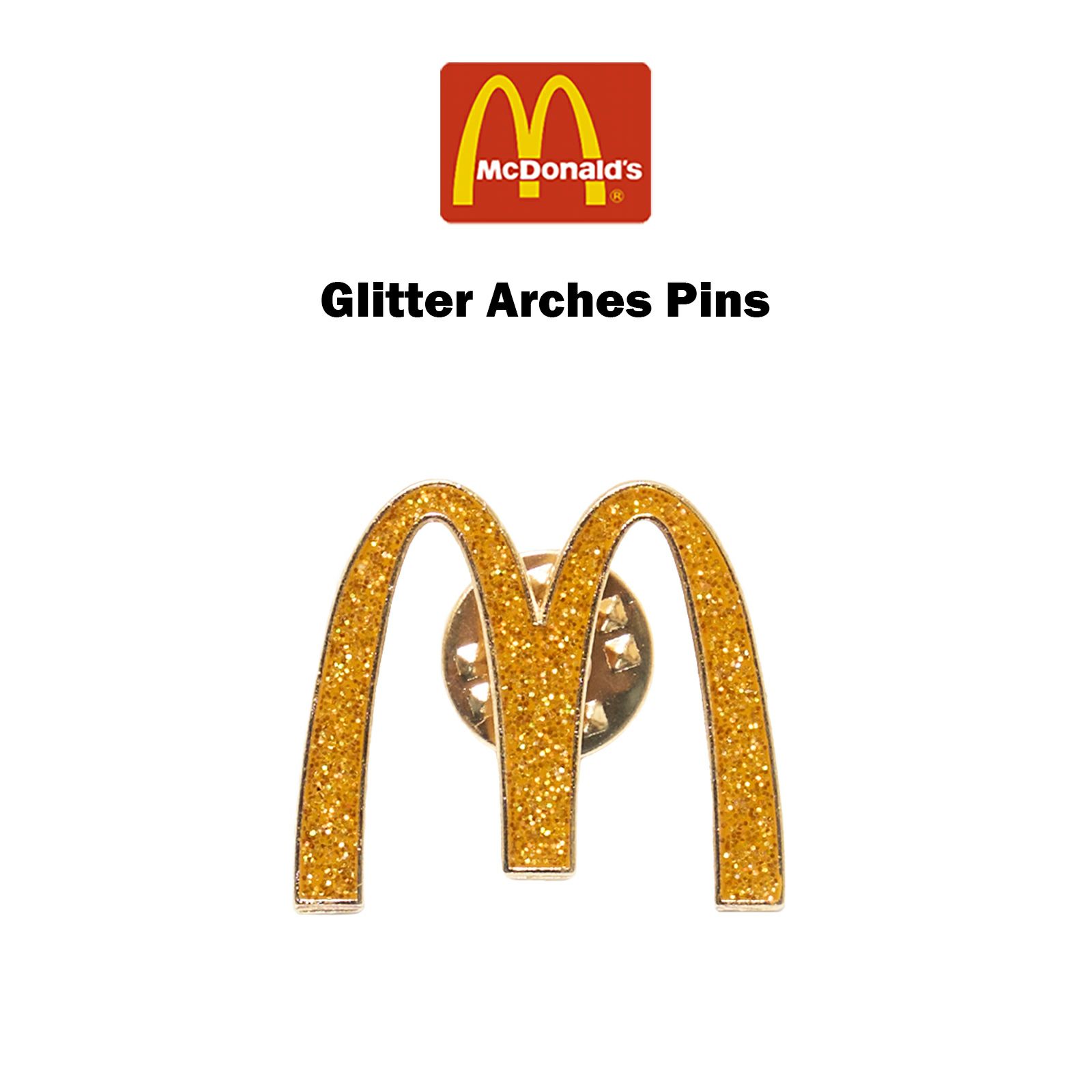 マクドナルドMcDonald’sグリッターアーチズラペルピン