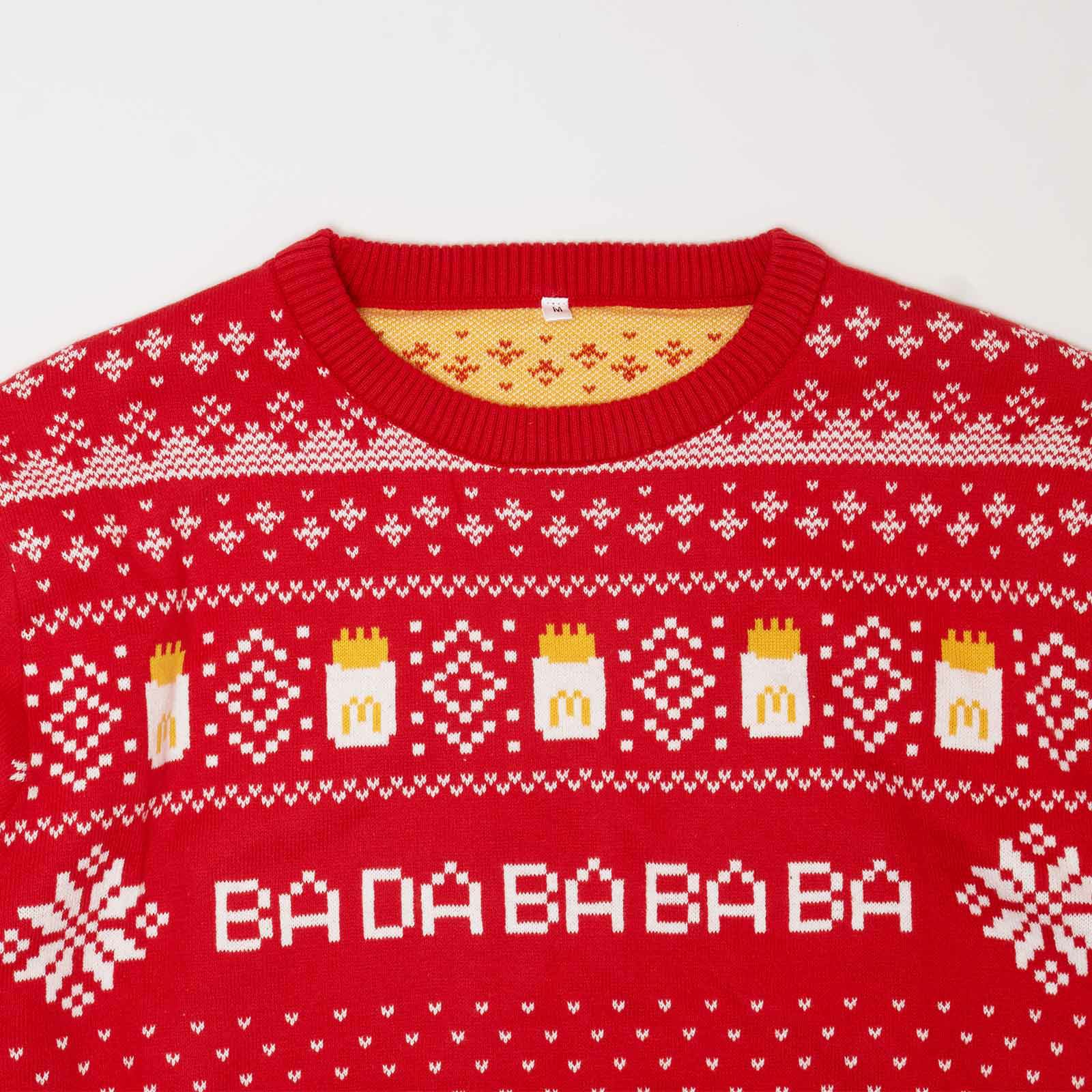 マクドナルドMcDonald’sアグリーホリデーコットンセーター